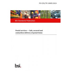 BS PD CEN/TR 18085:2024