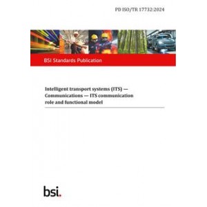 BS PD ISO/TR 17732:2024